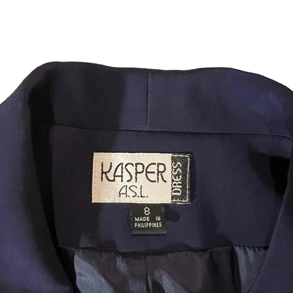 Kasper ASL Long Sleeve Single-Breasted‎ Blazer Size 8 - Picture 2 of 5